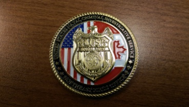 I was given an NCIS Challenge Coin by a retired NCIS agent for playing an NCIS agent at the Naval Justice School.